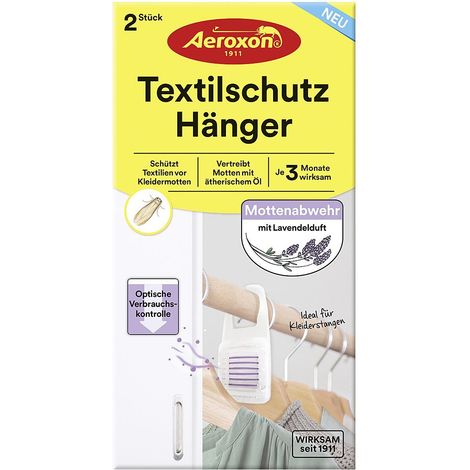 Protection textile pour cintres, lot de 2