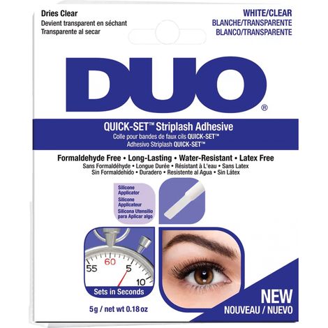 Colla per ciglia finte Ardell DUO Quick-Set incolore, ad asciugatura rapida, 5 g (1/4)