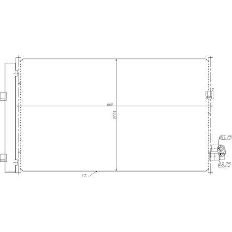 Condenseur, climatisation NRF 350476 BMW 64539364258 9364258