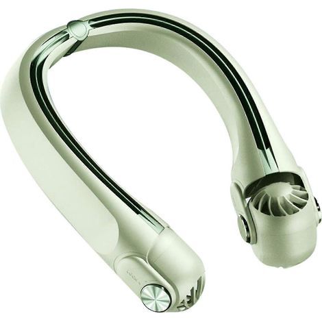 HONORNIC - Ventilateurs de cou portables sans pales, ventilateurs personnels rechargeables à porter, ventilateurs de cou à suspendre par USB