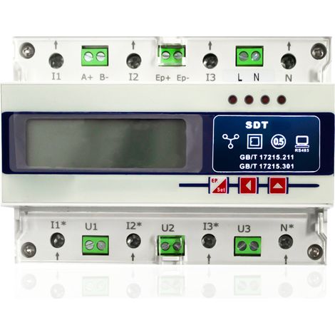 Contador bidireccional trifásico V-TAC Meter para inversores de la serie XG