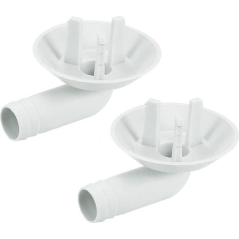 Conector angular para manguera de drenaje de aire acondicionado, adaptador para unidad exterior de aire acondicionado (26 mm), 2 piezas