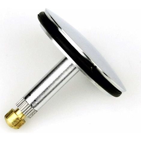 Bouchon de cale de baignoire réglable de rechange pour lavabo avec tige de 8 mm de diamètre et couvercle de 43,5 mm de diamètre-LIAIKI (1/5)