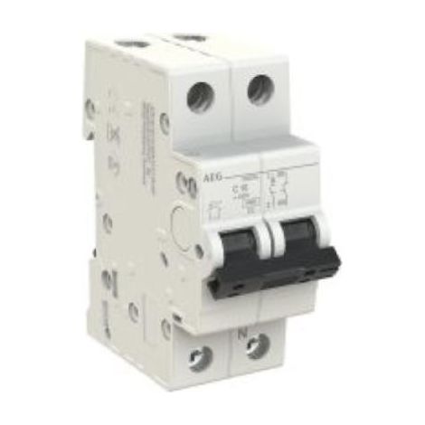 Interruttore magnetotermico 2p 25a curva c 4,5ka 230/400v 2 moduli aeg dg42c25