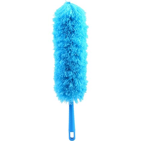 Chiffon microfibre doux antistatique lavable pour meubles maison et voiture, outil de nettoyage bleu ciel (1/5)