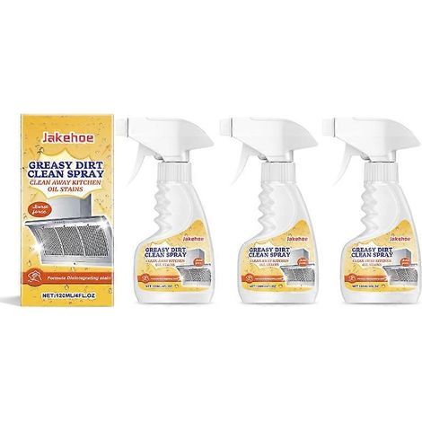 Lot de 3 nettoyants pour cuisine Liapu, dégraissant puissant et efficace contre les taches d'huile. (1/4)