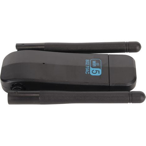 Carte réseau sans fil USB double bande, module adaptateur sans fil compatible avec les réseaux 2,4 GHz et 5 GHz (1/5)