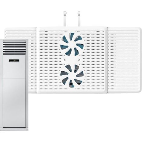 Air conditioning air deflector: Safe and adjustable prevention of direct drafts. For home, office, apartment, bedroom. (1/5)