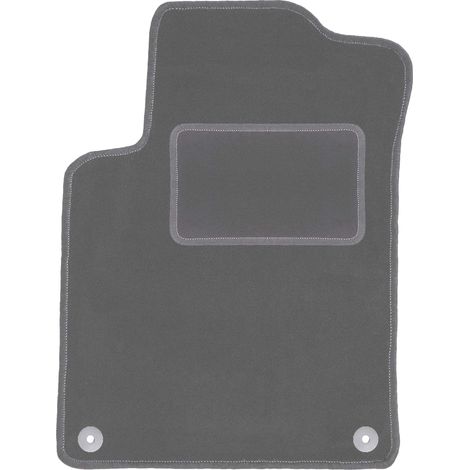 Tapis de sol conducteur en velours pour : Citroën DS3 (2009-2016) graphite