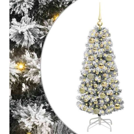 Sapin de Noël artificiel de 120 cm avec branches mobiles (1/5)