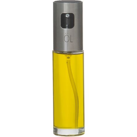 Ölsprühflasche Glas/Edelstahl, 100 ml
