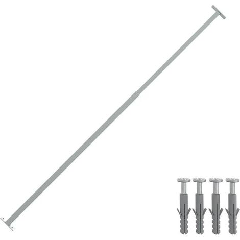 Barres de sécurité réglables pour fenêtres 710-1200 mm