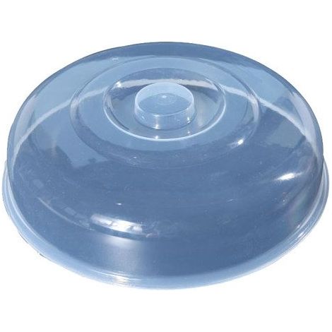 Couvercle micro-ondes - Anti-éclaboussures - Diamètre 20 cm - Transparent - Compatible bols et assiettes (1/4)