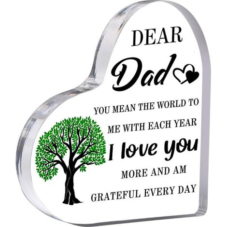 Plaque acrylique cœur style cristal, souvenir décoratif élégant, cadeau idéal pour elle ou lui(10 cm) (1/4)
