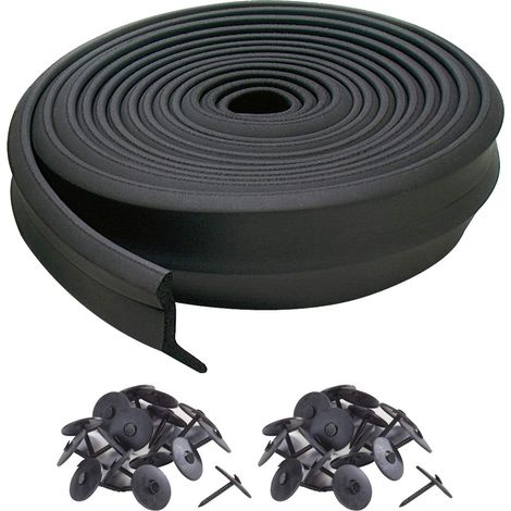M-d Products 03749 - Guarnizione isolante in gomma cellulare per basculante garage, 4,8 m
