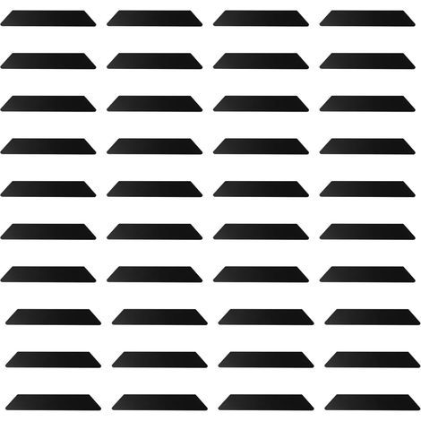 40 Pieces Anti-Slip Carpet Grippers, Reusable Self-Adhesive Corner Protectors, Anti-Curl for Securing Carpets and Rugs, Safe for Hard Floors such as Wood, Tile, Marble, Laminate and Linoleum (1/5)