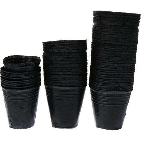 500 Pièces en Plastique Plants Plantes Pots de Pépinière de Semis en Plastique de Départ Plante Pot De Fleur Repiquage Planteur Contenant Starting Plateaux Jardin Outil H140 (1/4)
