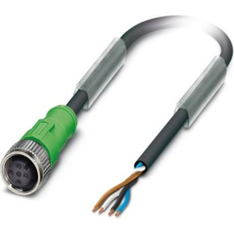 Phoenix Contact 1668108 Connettore confezionato per sensore o attuatore M12 Presa dritta 1.50 m Numero di poli: 4 1 pz. (1/3)