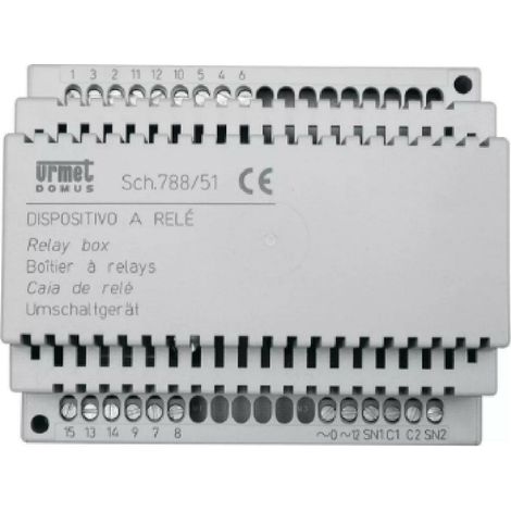 Rele' Commutazione Automatica 2 Ingressi (Urmet Cod. 788/51) (1/4)