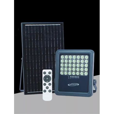Faro Led Con Pannello Solare 150 Watt Luce Naturale 4000k Telecomando (1/4)