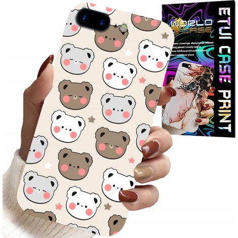 Funda para iPhone (7 plus) - Osito de peluche con diseños de ositos de peluche para los más pequeños + cristal (1/5)