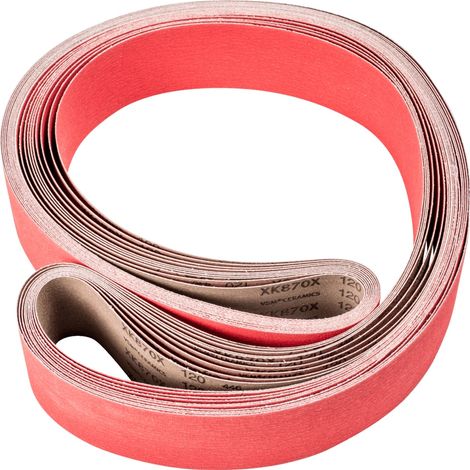 PFERD TOOLS Keramikkorn Schleifband BA 75x2500mm CO-COOL120 für Edelstahl-Schliff mit Bandschleifer 10 Stk (1/5)