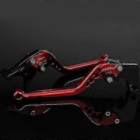 Leviers de frein et d'embrayage 3D uniques pour moto Honda CBR900RR CBR900RR 1993-1999, accessoires de poignée de frein pour moto (long, rouge) (1/5)