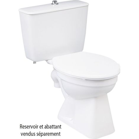 Porcher – Cuvette WC japonaise lavante sortie orientable D8cm – Porcelaine vitrifiée – Action siphonique – P233001