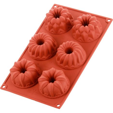 Moule en silicone 6 cakes fantaisies - Alice Délice