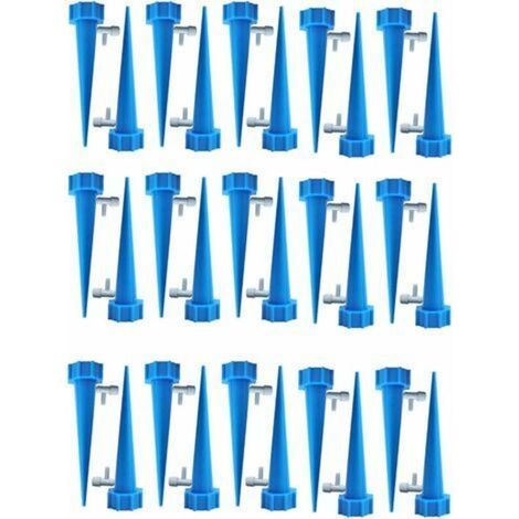 ZOLGINAH Set di 30 flaconi per irrigazione a goccia, irrigatori automatici per piante, sistema di irrigazione a goccia con valvole di controllo, per interni ed esterni, casa e giardino (1/5)
