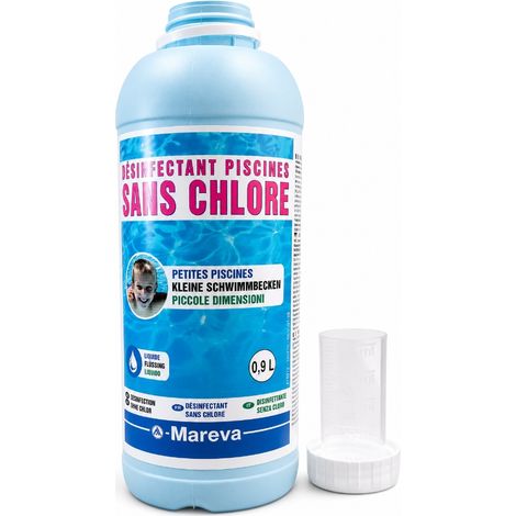 Traitement sans chlore piscine REVACIL MAREVA - 900 ml - avec bouchon doseur