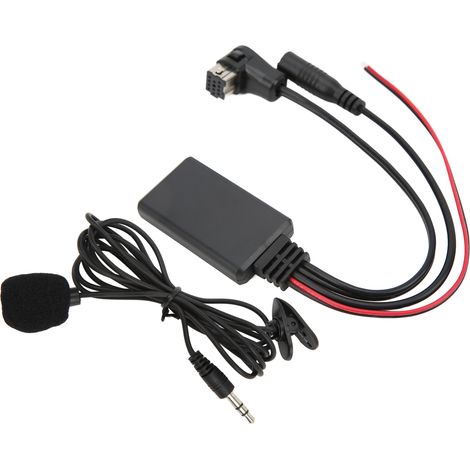 Câble adaptateur Bluetooth 150cm avec micro et entrée Aux IN pour autoradio Pioneer DEHP série, port IPBUS 11 broches, remplacement fil compatible voiture (1/5)