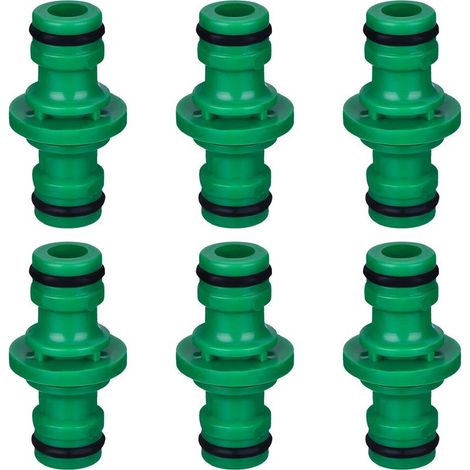 Double Male Hose Fittings for Joining Garden Hose Pipe (Green) (1/5)