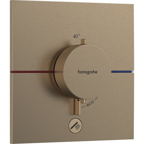 Hansgrohe ShowerSelect Comfort - Unterputz-Thermostatarmatur, Bronze gebürstet 15575140 (1/5)