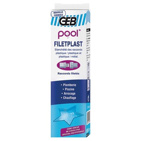Geb Filetplast pasta de estanqueidad 100 g para fontanería