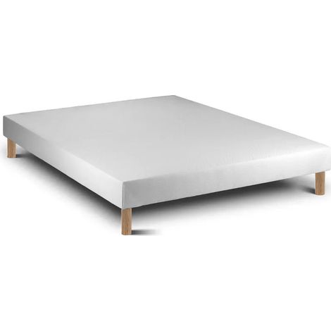 Sommier en Bois 15  Pieds Rond 140x190