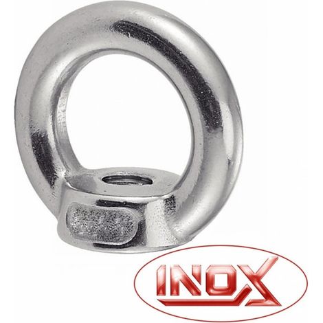 Ecrous à Anneau Inox A2 M 6 - TYPE DIN 582 -ACTON - Bte 25 - 626316 (1/2)