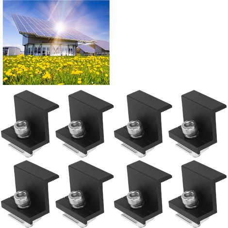 12 seitliche Druckblöcke für 40 mm Solar-Photovoltaik-Halterung (1/5)