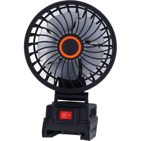 Ventilatore Portatile 4 Pollici – Rotazione 360°, Silenzioso, ABS Resistente – Design Moderno – Ideale per Campeggio e Giardino (1/5)
