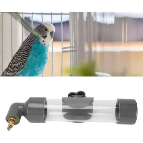 Abreuvoir automatique en acrylique pour perroquets et oiseaux  système d'hydratation pour cages ou élevage domestique.-AquaForge (1/5)