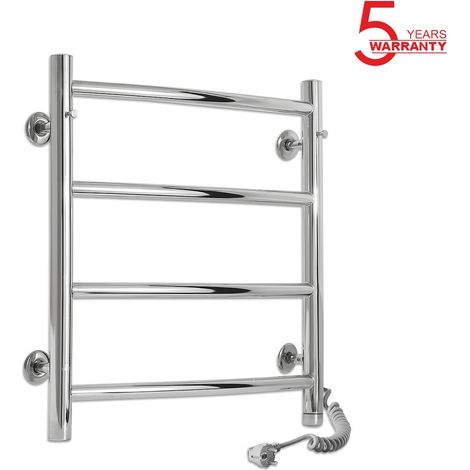 Sèche-serviettes électrique Laris Classic 450x500 minuteur, capteur tactile, acier inoxydable, Laris