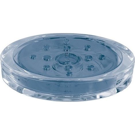 Porte savon Acrylique SYDNEY Bleu transparent Spirella (1/2)