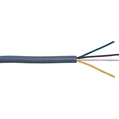 Câble multiconducteur RS PRO Gris, 100m ( Prix pour Bobine de 100 Mètres )
