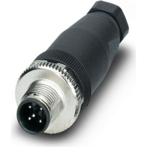 Phoenix Contact 1663116 Sensor-/Aktor-Steckverbinder, unkonfektioniert M12 Stecker, gerade Polzahl (1/2)