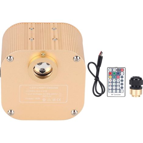 Kit di plafoniere a stella – fibra ottica – LED RGBW da 16W – APP + telecomando a 28 tasti – AC85-265V – casa/auto