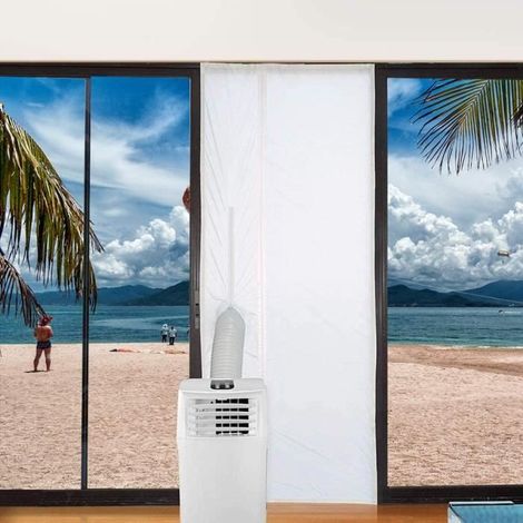 21090CM Joint de Fenêtre Climatiseur, Joint de Porte pour Climatiseur Mobile, Tissus Calfeutrage Climatisation Mobile (1/4)