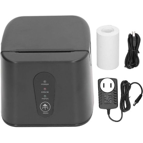 Thermobondrucker mit Schneidefunktion (58 mm), USB- und Bluetooth-fähig, kabellos, POS-System, 100–240 V