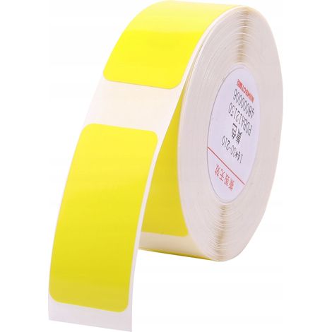 Etichette adesive NIIMBOT 14x30mm 190 pezzi GIALLE per stampante B18 Originali