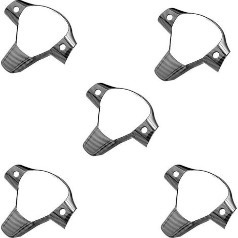 Funda protectora interior de 5 piezas para Model 3 Y 2017-2020, parche protector de fibra de carbono para el marco del volante y accesorios decorativos.