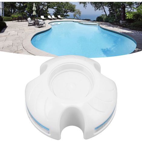 Pieza de repuesto para la estación de lavado de celdas de los generadores de cloro salino Hayward GLX CELLSTAND Turbo Cells, 8,1 cm de diámetro interior, plástico blanco resistente, 1 soporte + 2 junt (1/5)